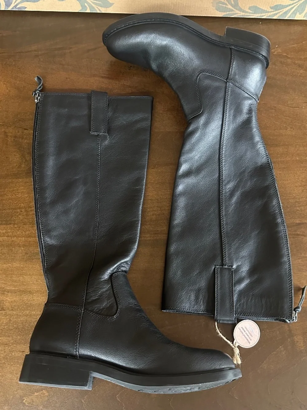 Sofft Samantha III Water Resistant Boot Knee High Black Women's Size 7 NEW $260